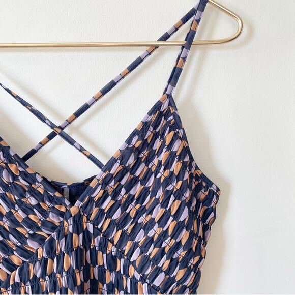 Anthropologie Navy and White Patterned Top - Picture 5 of 7